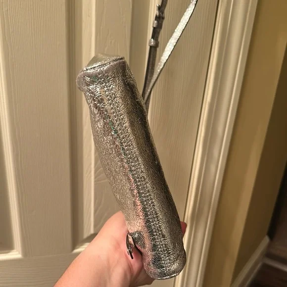 Michael Kors metallic/Shiny Silver Crossbody Bag - Picture 7 of 15